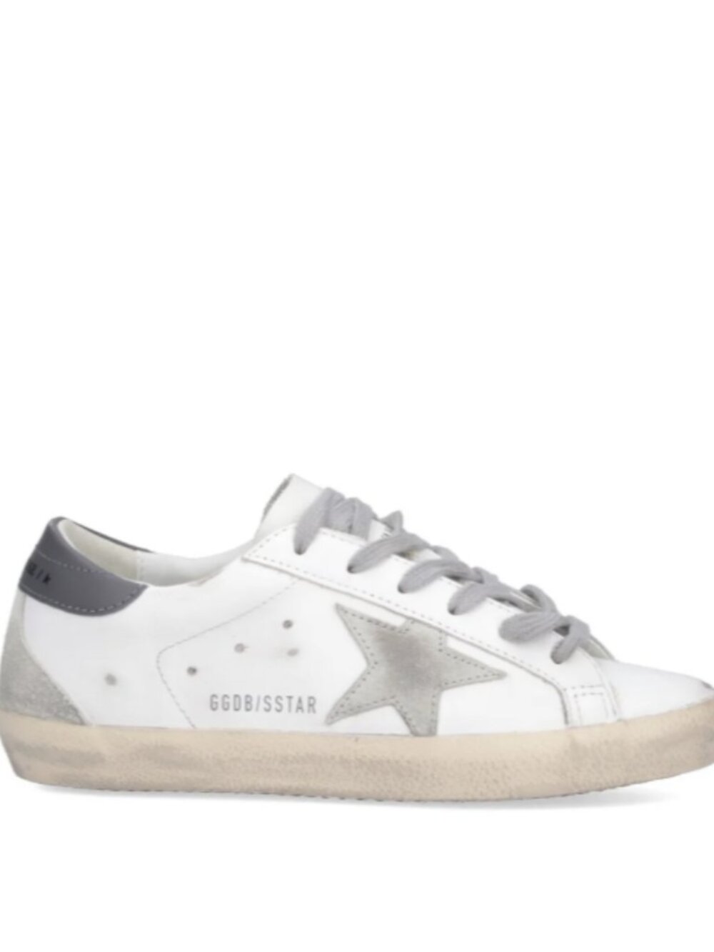 NWT Golden Goose Super-Star Sneakers White Silver Gray | Size 38 | NWT - Picture 1 of 5